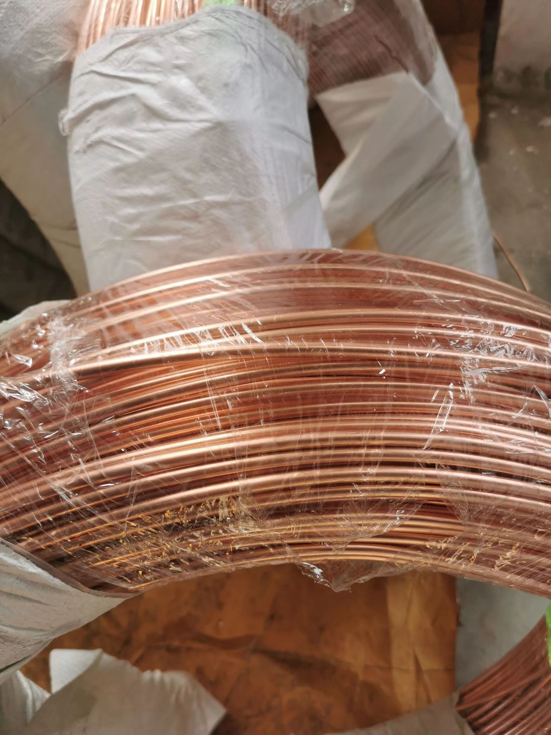 4.7*0.5mm Single Wall Copper Plated Welded Steel Tube in Coil