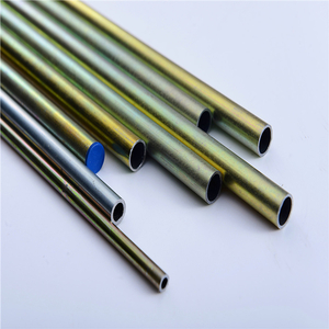 ST37.4 ST52.4 Silver Yellow Green Galvanized Seamless Carbon Steel Tube