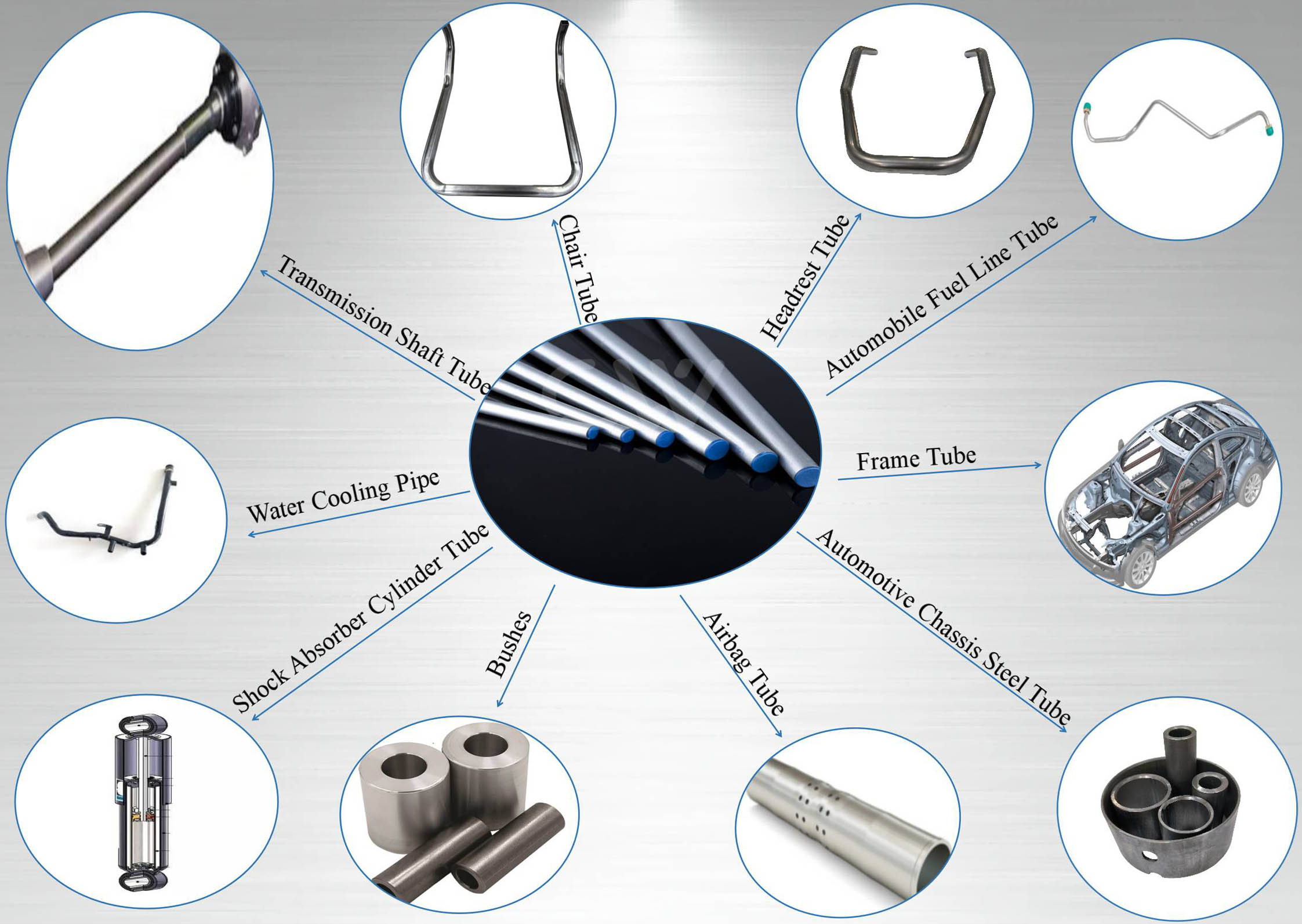 DIN 2393 Cold Drawn Seamless Car Transmission Shaft Steel Tube