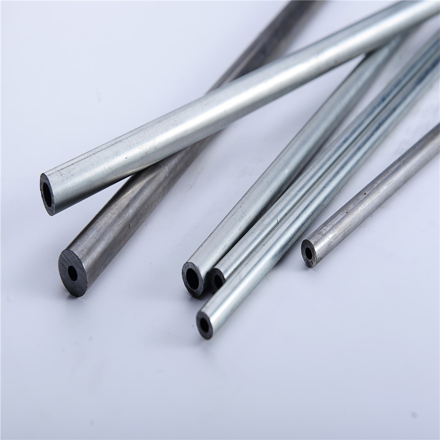 E235 E355 Silver Galvanized Hydraulic Carbon Seamless Steel Tubing